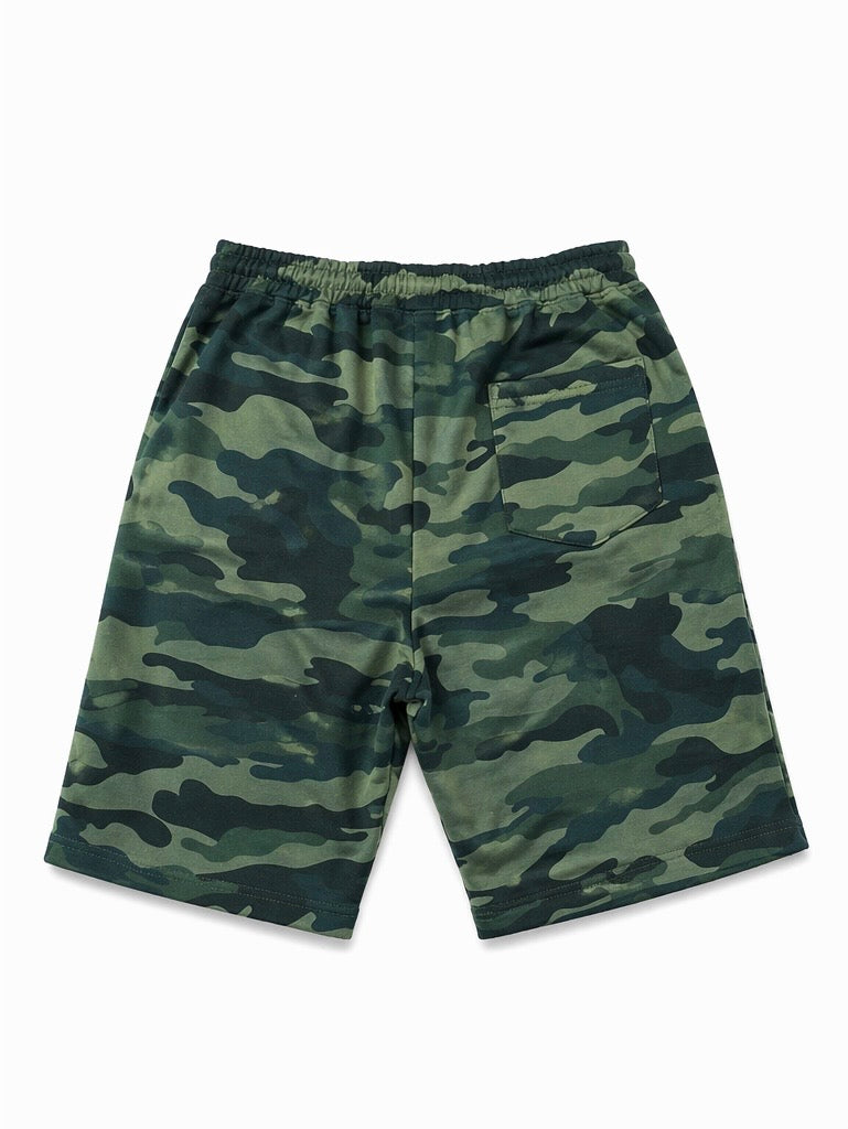 Self Junkie Camo Shorts – Midweight Comfort Fit